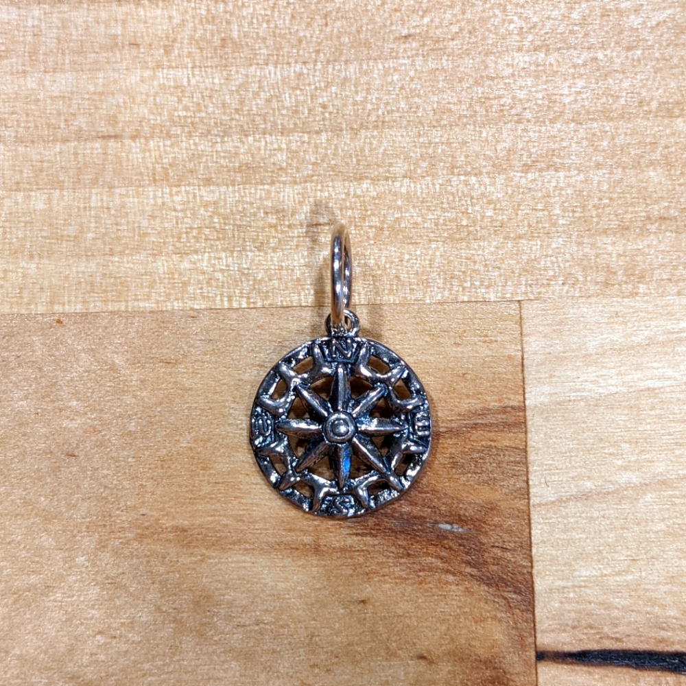 Grace & Heart Charm - .925 Sterling Silver